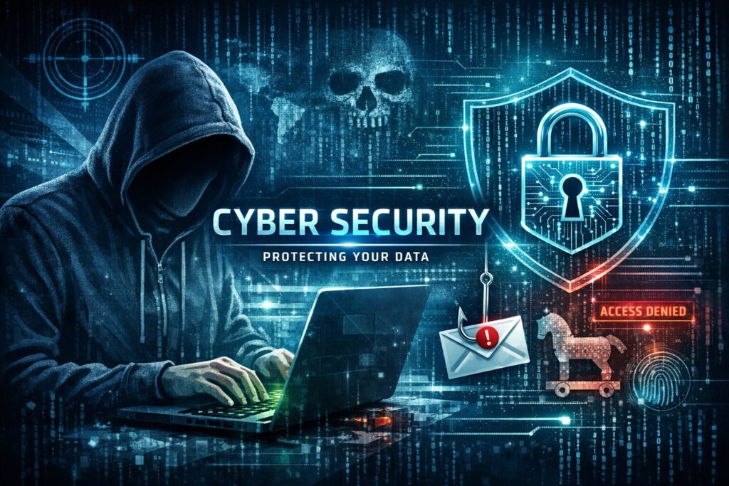Cybersecurity infographic